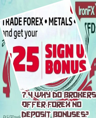 No deposit forex brokers